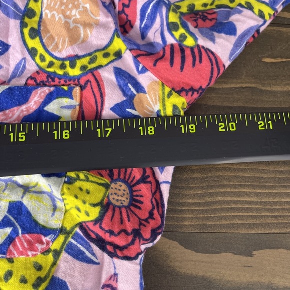 Agathe Singer Anthropologie Cheetah Pajama Top Womens Size S Sleep Dopamine - Picture 7 of 11